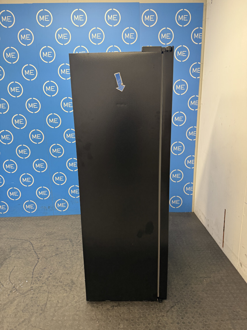 Fridgemaster MS91558DEB American Fridge Freezer, Black, E Rated,  Non-Plumbed - Damaged Item Image