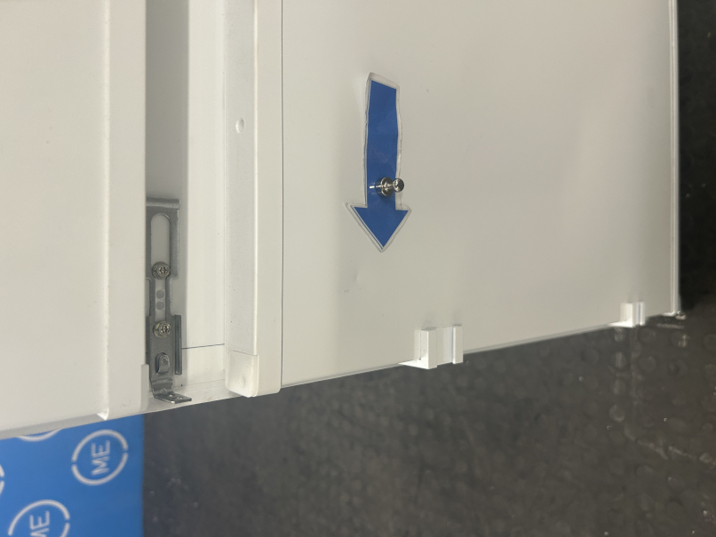 AEG OSC6M191ES No Frost Integrated Fridge Freezer, Sliding Hinge, 70/30, E Rated - Damaged Item Image