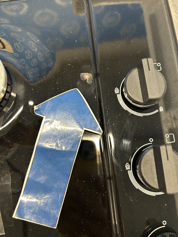 Bosch PBP6B6K60 Series 2 4 Burner Gas Hob, Black - Damaged Item Image