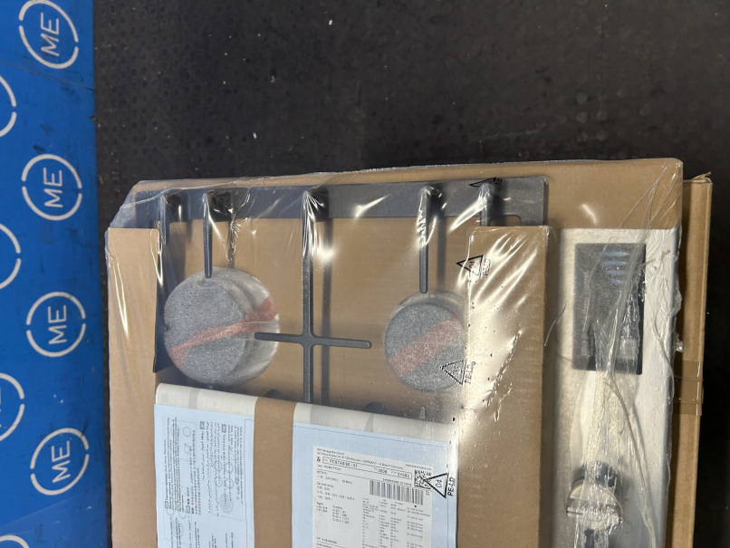 Bosch PCS7A5I90 Series 6 5 Burner Gas Hob, Stainless Steel - Damaged Item Image