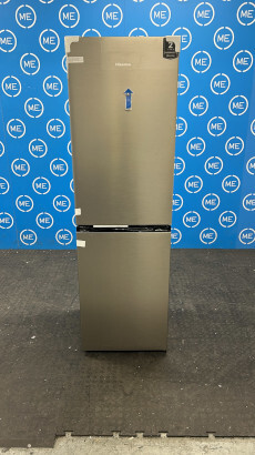 Hisense RB327N4BCE Total No Frost Fridge Freezer, 50/50, Stainless Steel, E Rated - Damaged Item Image