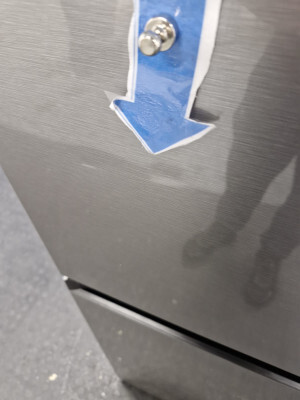 Samsung RB38C602ESA Series 6 Total No Frost Fridge Freezer, 70/30, Silver, E Rated - Damaged Item Image