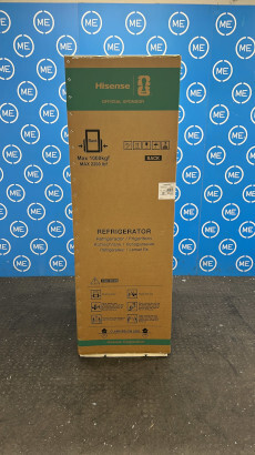 Hisense RB395N4BCE Total No Frost Fridge Freezer, 60/40, Silver, E Rated - Damaged Item Image
