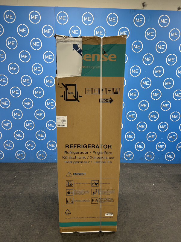 Hisense RB3B250SAWE1 No Frost Integrated Fridge Freezer, Sliding Hinge, 60/40, White, E Rated - Damaged Item Image