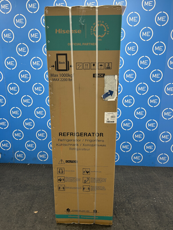 Hisense RB5B280SSWC No Frost Integrated Fridge Freezer, Fixed Hinge, 70/30, White, E Rated - Damaged Item Image