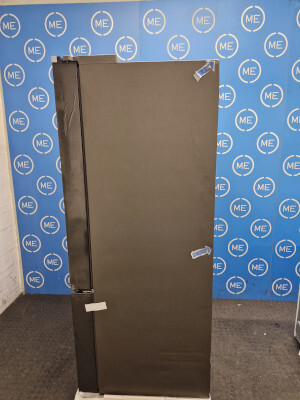 Samsung RF24BB620EB1EU Bespoke French Style Fridge Freezer with Autofill Water Pitcher - Black, E Rated,  Plumbed - Damaged Item Image