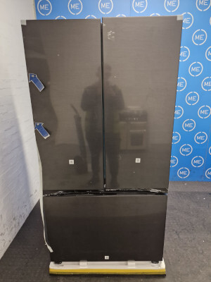 Samsung RF24BB620EB1EU Bespoke French Style Fridge Freezer with Autofill Water Pitcher - Black, E Rated,  Plumbed - Damaged Item Image