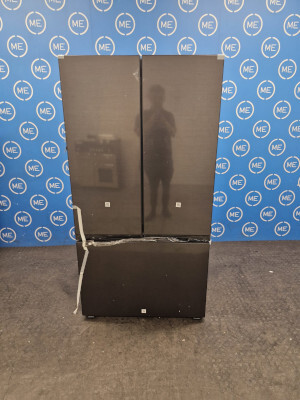 Samsung RF24BB620EB1EU Bespoke French Style Fridge Freezer with Autofill Water Pitcher - Black, E Rated,  Plumbed - Damaged Item Image