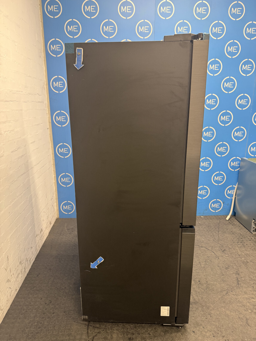 Samsung RF50C532EB1/EU American Fridge Freezer, Black Deep Ocean Inox Finish, E Rated,  Non-Plumbed - Damaged Item Image