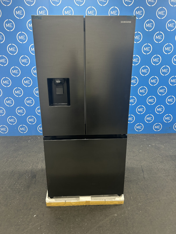 Samsung RF50C532EB1/EU American Fridge Freezer, Black Deep Ocean Inox Finish, E Rated,  Non-Plumbed - Damaged Item Image