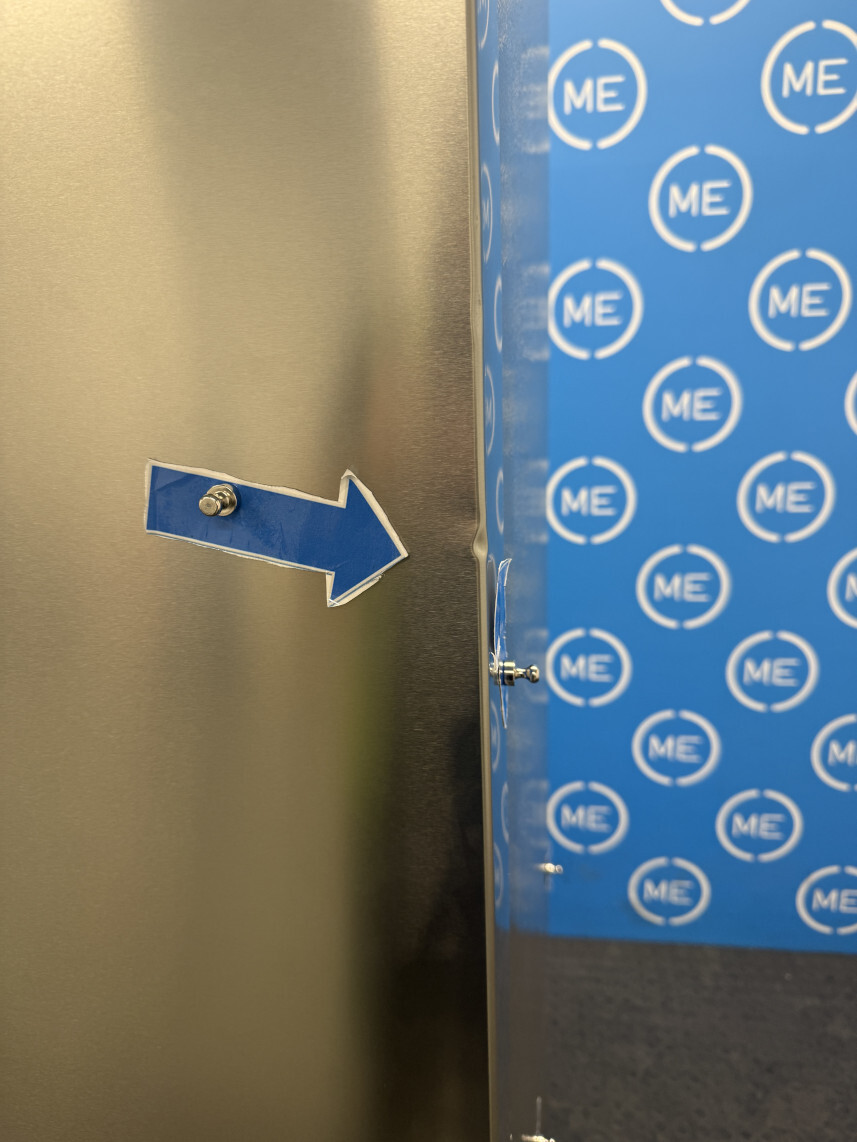 Hisense RF632N4AIE1 American Fridge Freezer, Stainless Steel, E Rated,  Non-Plumbed - Damaged Item Image