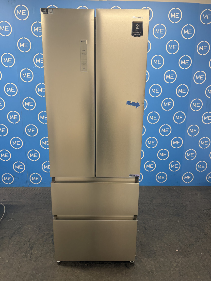 Hisense RF632N4AIE1 American Fridge Freezer, Stainless Steel, E Rated,  Non-Plumbed - Damaged Item Image