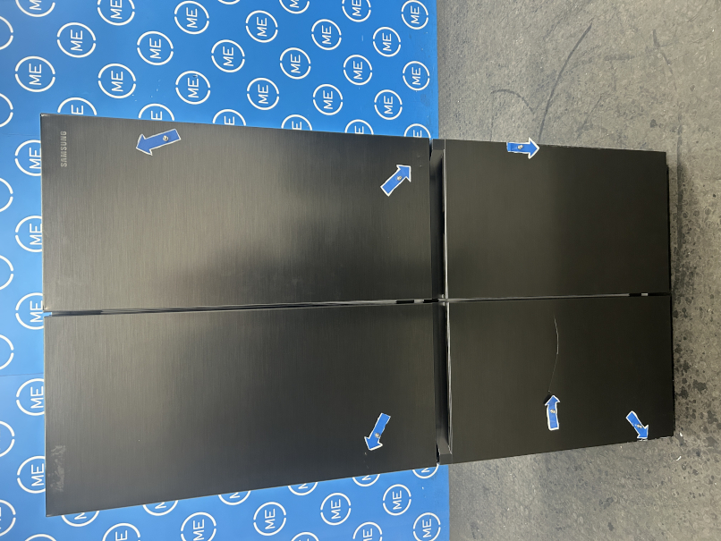 Samsung RF65DG960EB1 Series 9 American Fridge Freezer with Beverage Center, Black, E Rated,  Plumbed - Damaged Item Image