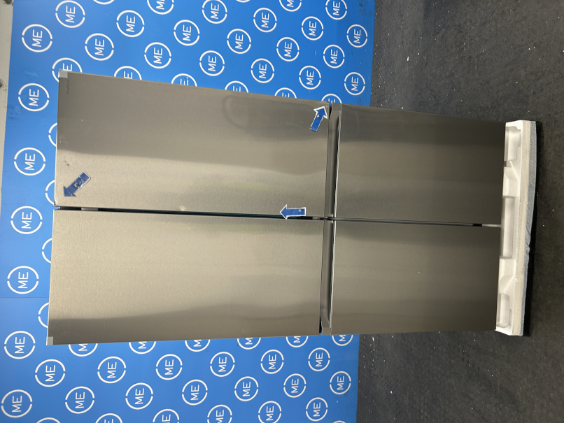 Samsung RF65DG960ESR Series 9 American Fridge Freezer with Beverage Center, Stainless Steel, E Rated,  Plumbed - Damaged Item Image