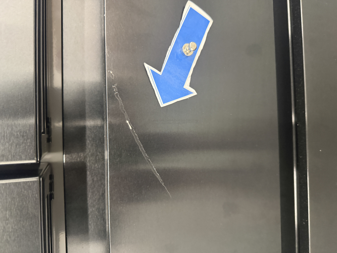 Hisense RF749N4SWFE American Fridge Freezer, Black, E Rated,  Non-Plumbed - Damaged Item Image