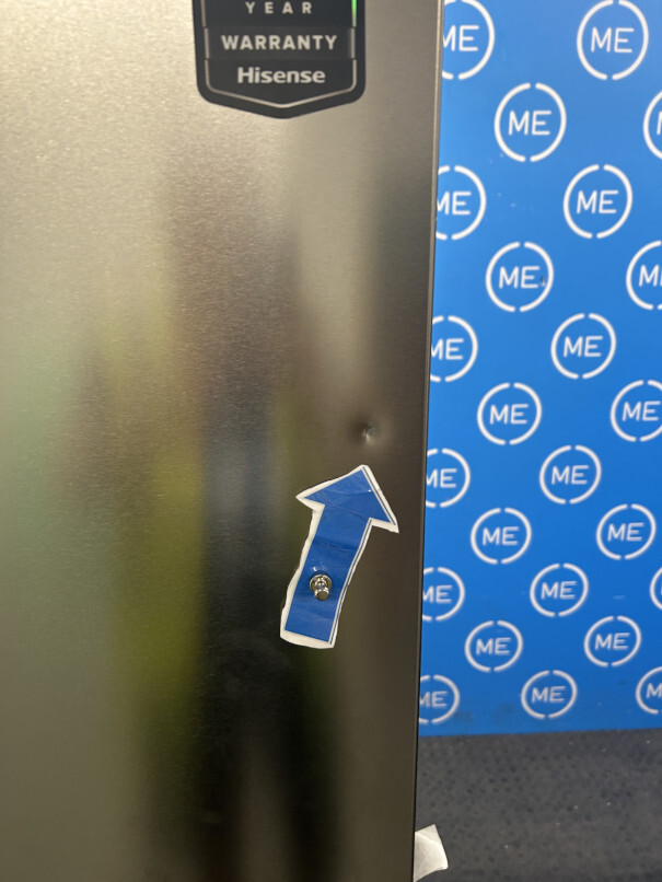 Hisense RQ5P470SAID American Fridge Freezer, Stainless Steel, D Rated,  Non-Plumbed - Damaged Item Image