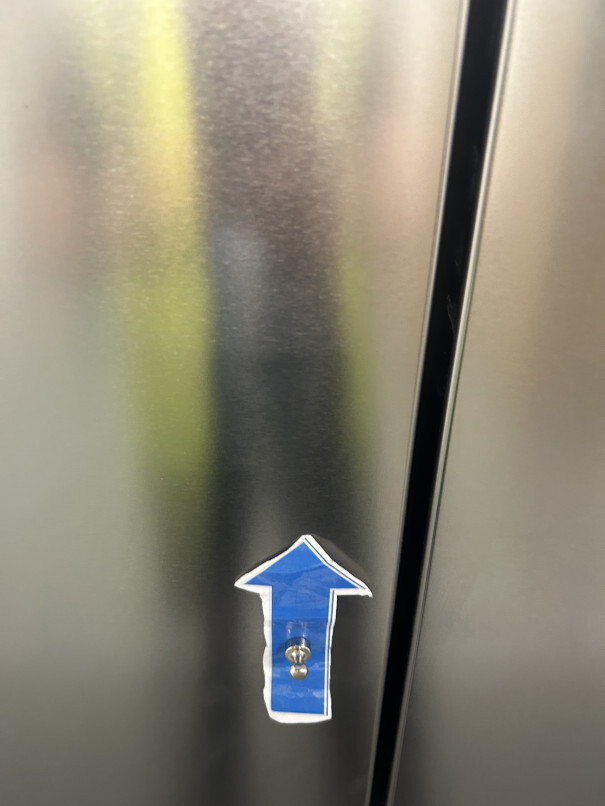 Hisense RQ5P470SAID American Fridge Freezer, Stainless Steel, D Rated,  Non-Plumbed - Damaged Item Image