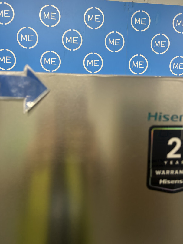 Hisense RQ5P470SAID American Fridge Freezer, Stainless Steel, D Rated,  Non-Plumbed - Damaged Item Image