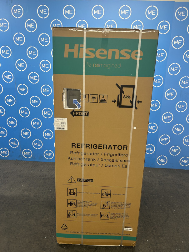 Hisense RQ5P470SAID American Fridge Freezer, Stainless Steel, D Rated,  Non-Plumbed - Damaged Item Image