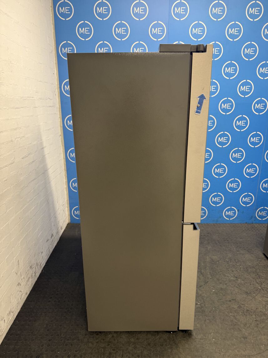 Hisense RQ5P640SYSD American Fridge Freezer, Stainless Steel, D Rated,  Non-Plumbed - Damaged Item Image