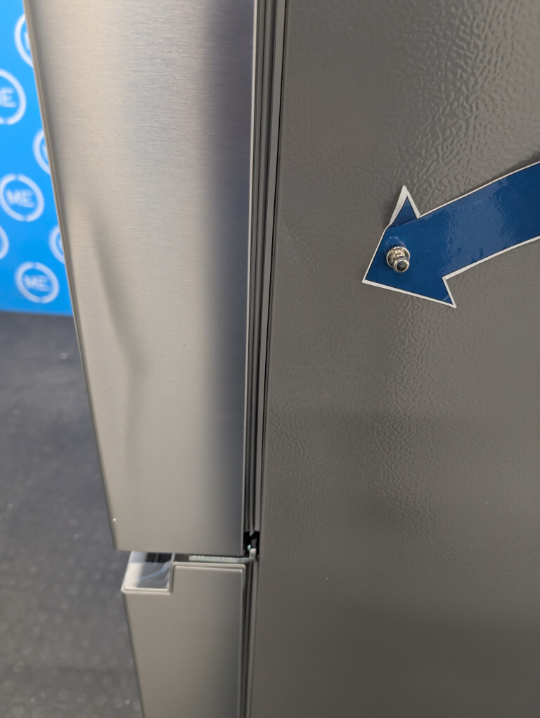 Hisense RQ758N4SWSE American Fridge Freezer, Stainless Steel, E Rated,  Non-Plumbed - Damaged Item Image