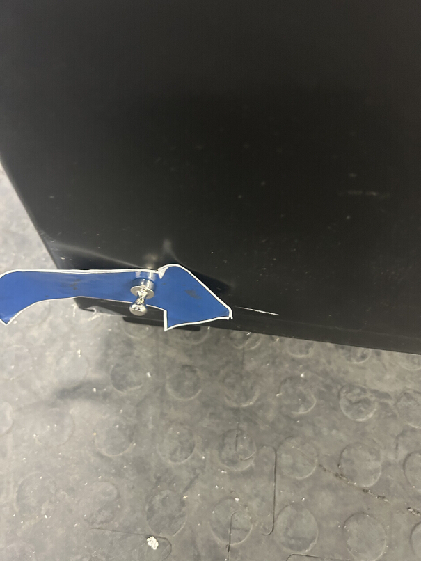 Hisense RS694N4IBE American Fridge Freezer,  Plumbed, Black, E Rated - Damaged Item Image