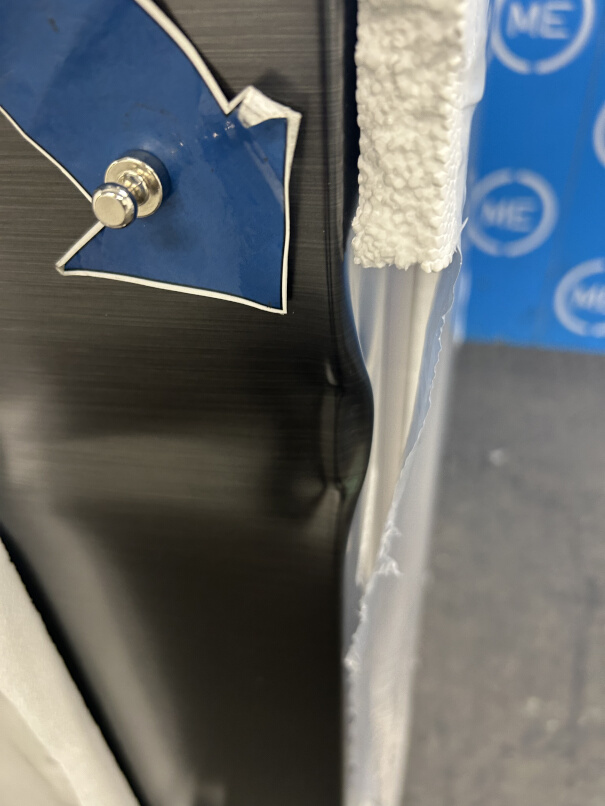 Samsung RS70F64KEFEU American Fridge Freezer, Black Deep Ocean Inox Finish, E Rated,  Plumbed - Damaged Item Image