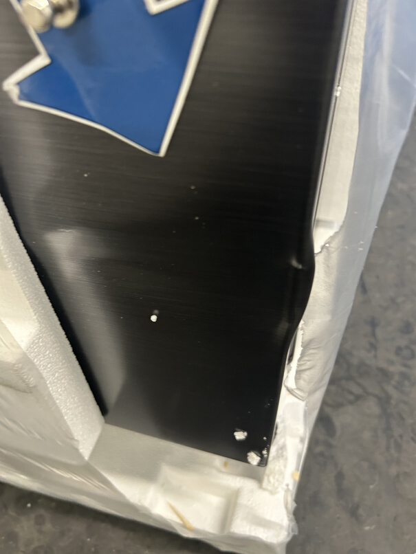 Samsung RS70F64KEFEU American Fridge Freezer, Black Deep Ocean Inox Finish, E Rated,  Plumbed - Damaged Item Image