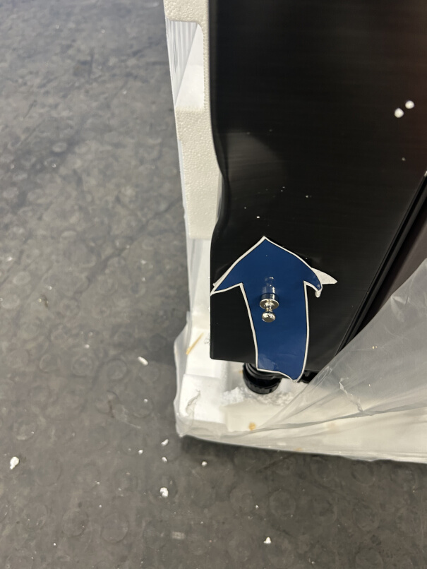 Samsung RS70F64KEFEU American Fridge Freezer, Black Deep Ocean Inox Finish, E Rated,  Plumbed - Damaged Item Image