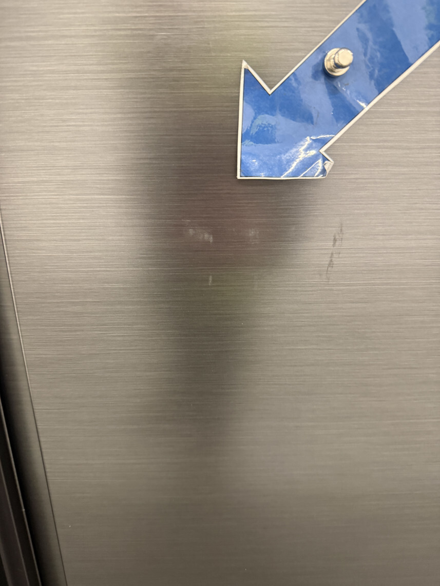 Samsung RS70F64KEFEU American Fridge Freezer, Black Deep Ocean Inox Finish, E Rated,  Plumbed - Damaged Item Image