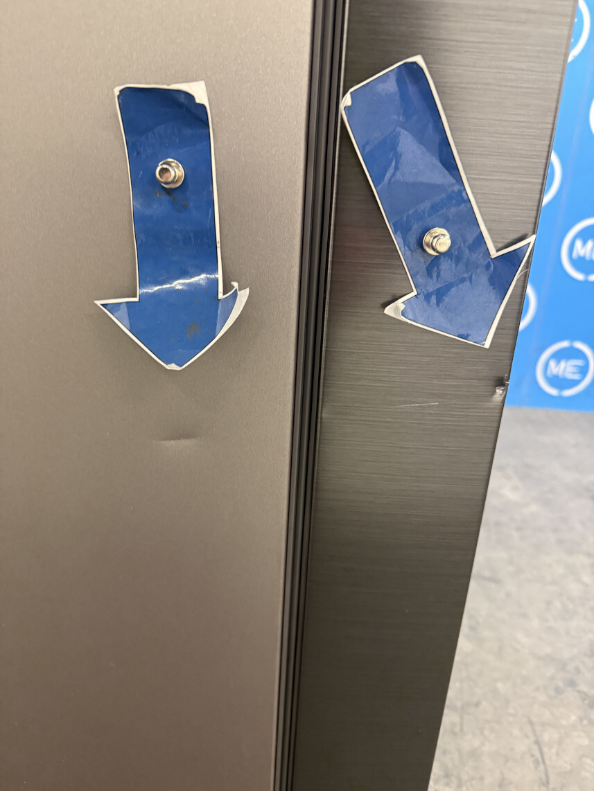 Samsung RS70F64KEFEU American Fridge Freezer, Black Deep Ocean Inox Finish, E Rated,  Plumbed - Damaged Item Image