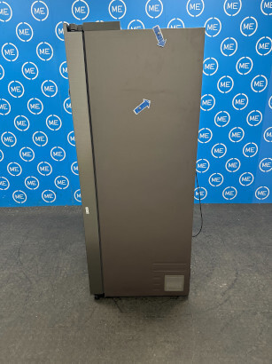 Samsung RS70F65KETEU Series 6 American Fridge Freezer, Matt Metal Silver, E Rated,  Non-Plumbed - Damaged Item Image
