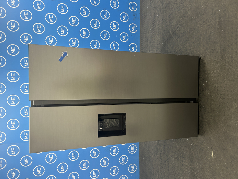 Samsung RS70F65KETEU Series 6 American Fridge Freezer, Matt Metal Silver, E Rated,  Non-Plumbed - Damaged Item Image