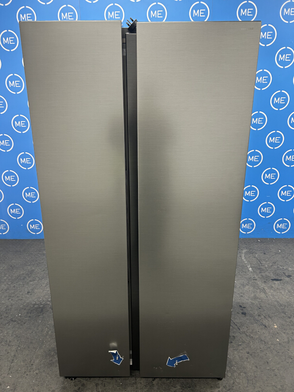 Samsung RS70F65QETEU Series 6 SpaceMax� Smart American Fridge Freezer, Matt Metal Silver, E Rated,  Non-Plumbed - Damaged Item Image