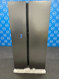 Samsung RS70F67QCTEU Series 7 Smart American Fridge Freezer, Matt Metal Silver, C Rated,  Non-Plumbed - Damaged Item Image