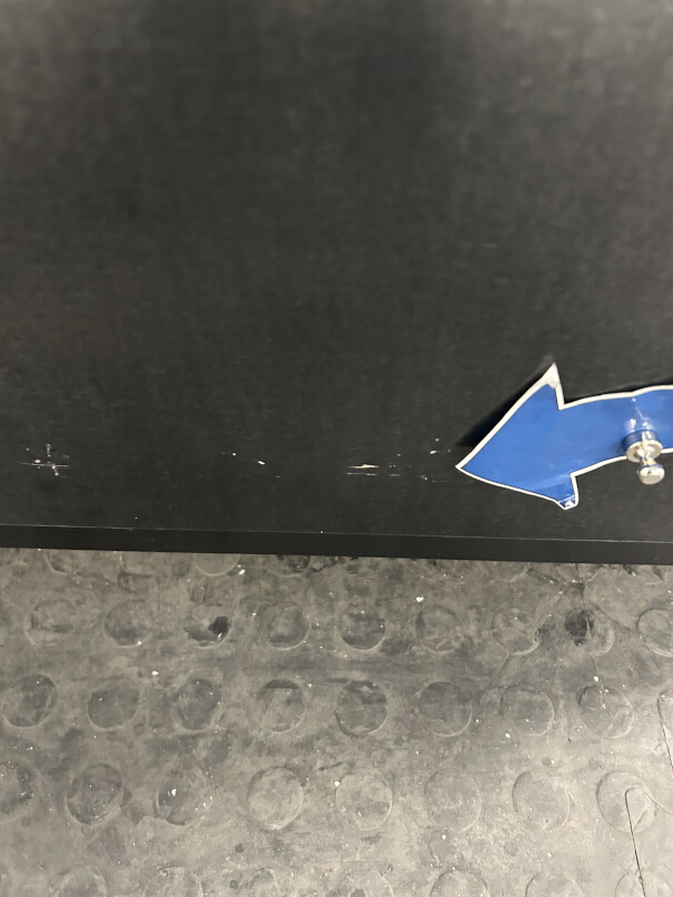 Hisense RS818N4TFE American Fridge Freezer, Black, E Rated,  Non-Plumbed - Damaged Item Image