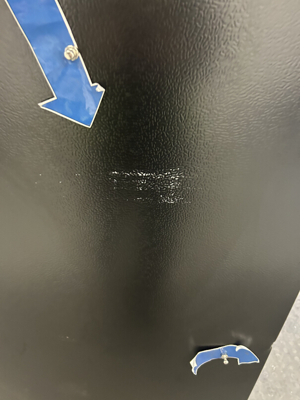 Hisense RS818N4TFE American Fridge Freezer, Black, E Rated,  Non-Plumbed - Damaged Item Image