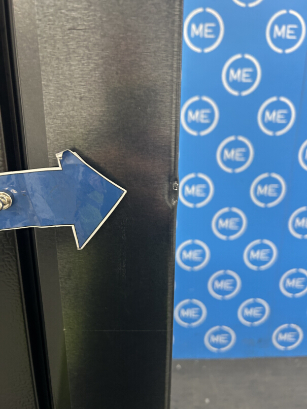 Hisense RS818N4TFE American Fridge Freezer, Black, E Rated,  Non-Plumbed - Damaged Item Image