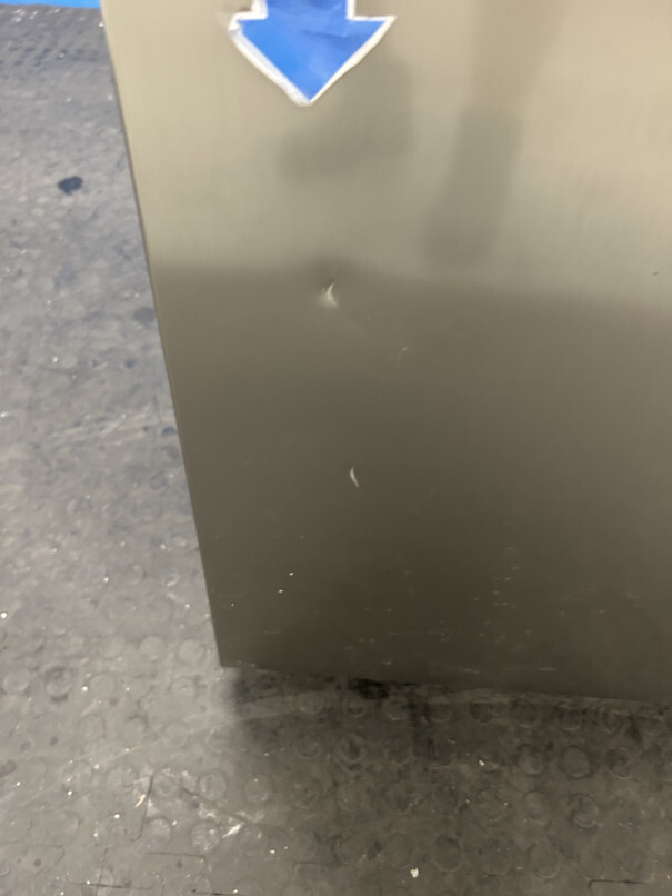 Hisense RS840N4WCE American Fridge Freezer, Stainless Steel, E Rated,  Non-Plumbed - Damaged Item Image