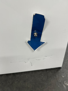 Sharp SJ-LF300E01X-EN Built-In Larder Fridge, Sliding Hinge, F Rated - Damaged Item Image