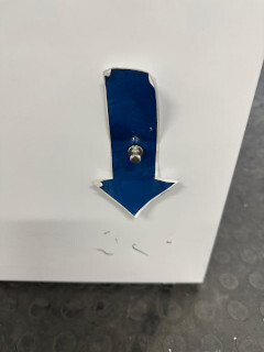 Sharp SJ-SF197E01X-EN No Frost Built-In Freezer, Sliding Hinge, F Rated - Damaged Item Image