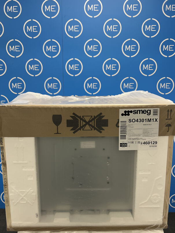 Smeg SO4301M1X Classic Built-In Combination Microwave Oven, Stainless Steel - Damaged Item Image