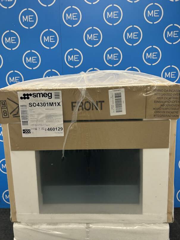 Smeg SO4301M1X Classic Built-In Combination Microwave Oven, Stainless Steel - Damaged Item Image