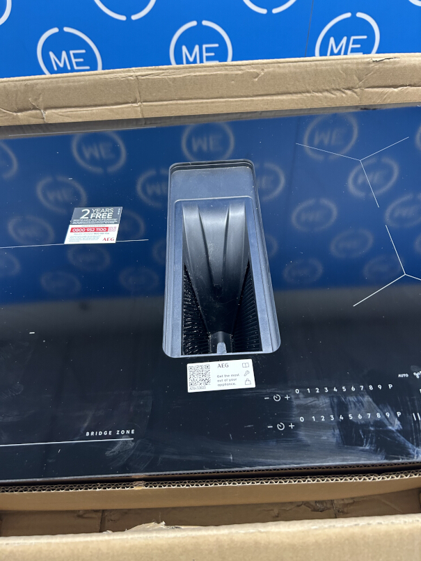 AEG TCH74B01CB 70cm Vented Hob, Black, A+ Rated - Damaged Item Image