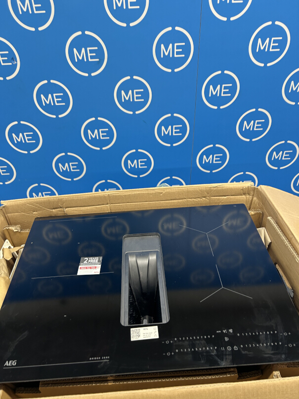 AEG TCH74B01CB 70cm Vented Hob, Black, A+ Rated - Damaged Item Image