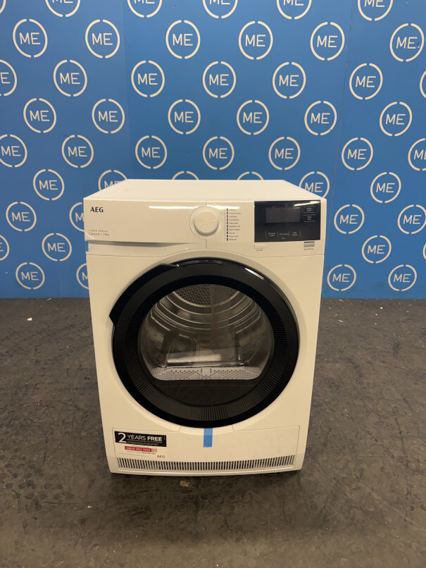 AEG TR718L4B Heat Pump Tumble Dryer, 8kg, White, A++ Rated - Damaged Item Image