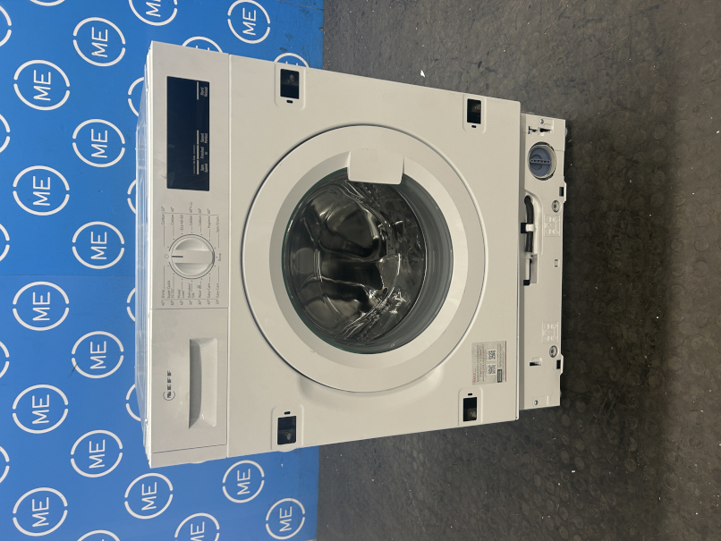 Neff W543BX2GB Integrated Washing Machine, 8kg, 1400 Spin, White, C Rated - Damaged Item Image