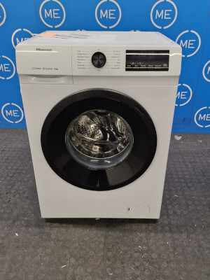Hisense WF1Q1041BW Washing Machine, 10kg, 1400 Spin, White, A Rated - Damaged Item Image