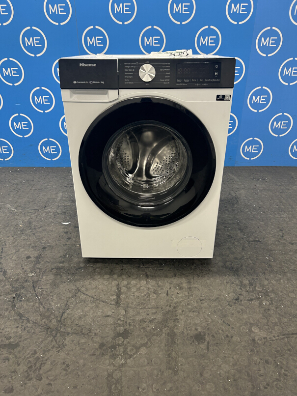 Hisense WF3S9043BW3 Washing Machine, 9kg, 1400 Spin, White, A Rated - Damaged Item Image