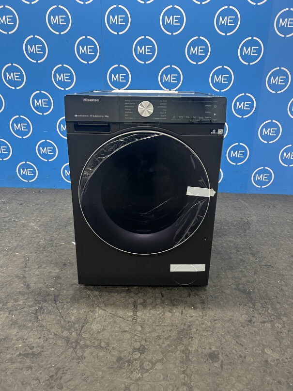 Hisense WF5S1245BB 5S Series Washing Machine, 12kg, 1400 Spin, Black, A Rated - Damaged Item Image